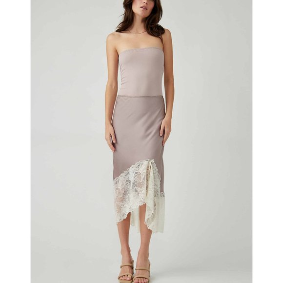 FREE PEOPLE Tati Seamless Tube Bodysuit / Etherea - Picture 6 of 7